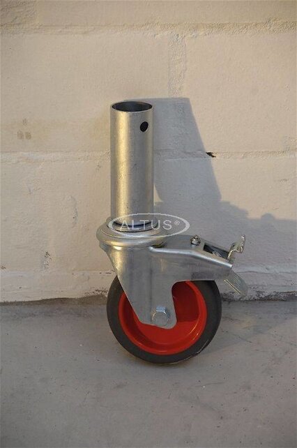 Altrex RS 4 TOWER rubber wiel 125mm met rem per 4 stuks
