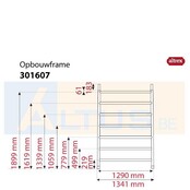 Altrex RS5 tower onderdelen opbouwframe 135-28-7
