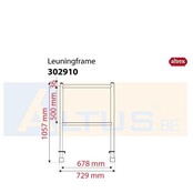 Altrex RS5 tower onderdelen leuningframe 75-50-2