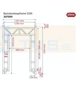 Altrex RS5 tower onderdelen basisdoorloopframe 5200
