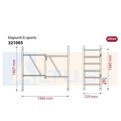 Altrex RS5 tower onderdelen klap unit 6-sports