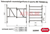 Altrex RS5 tower onderdelen klap unit 6-sports telescopisch 135