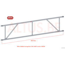 Altrex RS5 tower onderdelen dubbele leuningschoor 3.05m