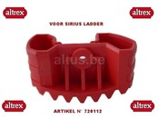 Altrex onderdelen Altrex Sirius voetje Links voor Sirius ladder