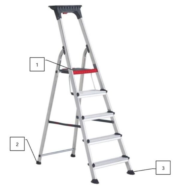 Double Decker voetjes achter (2 stuks)