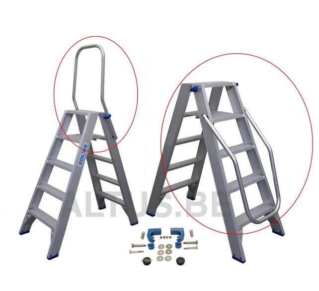 DTBKL Klapbare beugel voor dubbele trapladder solide type DT vanaf 2x5 treden