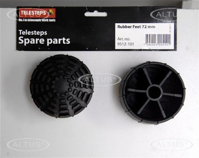 Telesteps toebehoren rubbervoeten voor Telesteps ladder 3.30m