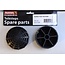 Telesteps Paar telesteps originele rubbervoeten voor ladder 3.80m