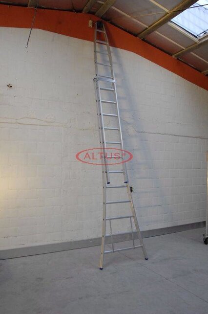 Solide puntladder 2 x 12 treden