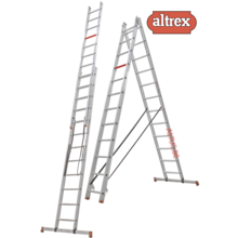 2-delige reformladder 2x12 treden 3.05 - 5.65m