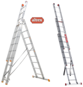 Altrex 3-delige reformladder 3 x 9 treden