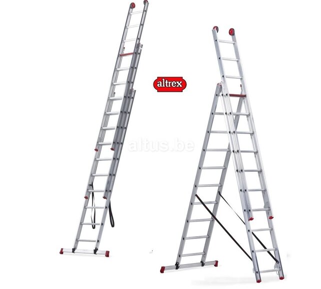 Altrex 3-delige reformladder 3x10