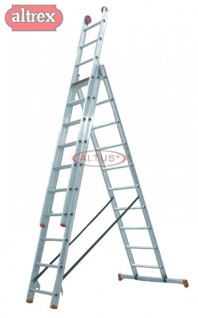 Altrex 3-delige reformladder 3x10