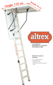 Altrex superieur zoldertrap 110 x 70 x 13cm