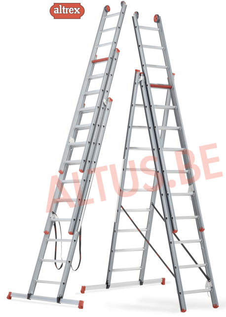 Altrex atlantis 3-delig 3x10 treden