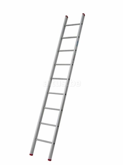 Solide semi-professionele enkel rechte ladder model SA 9 treden