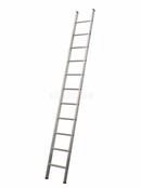 Solide semi-professionele enkel rechte ladder model SA 11 treden