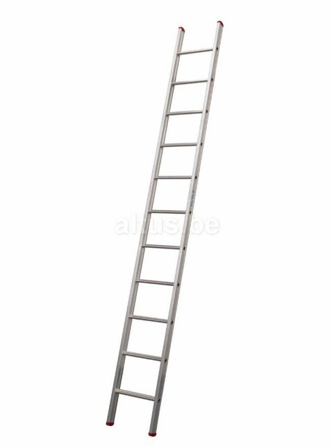 Solide semi-professionele enkel rechte ladder model SA 11 treden