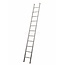 Solide Solide semi-professionele enkel rechte ladder model SA 11 treden