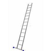 Solide semi-professionele enkel rechte ladder model SA 13 treden met stabiliteitsbalk