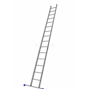 Enkele rechte ladder 15 treden(4,00m)