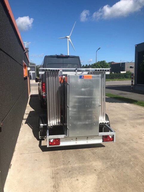 RS60 Afsluitbare rolsteigeraanhangwagen
