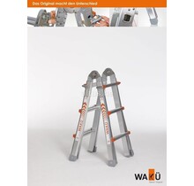 Waku telescoopladder 4x3