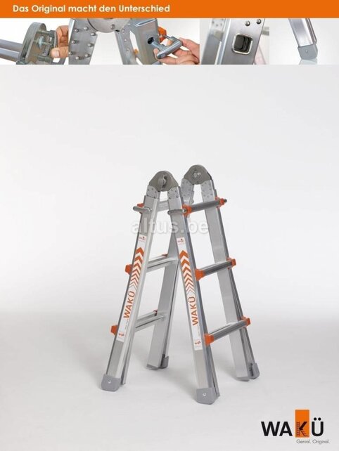 Waku telescoopladder 4x3