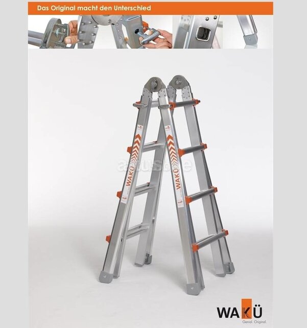 Waku telescoopladder 4x4