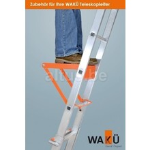 Telescoopladder ladderbank oranje