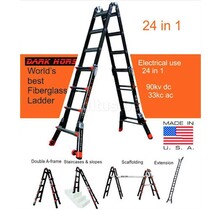 Little Giant dark horse glasvezel 4x4