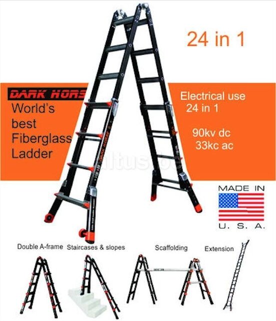 Little Giant dark horse glasvezel 4x4