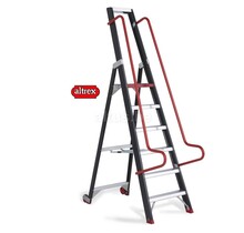 Altrex enkelzijdige professionele magazijntrap 6 treden