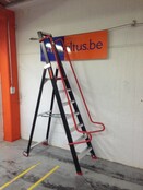 Altrex enkelzijdige professionele magazijntrap 7 treden