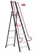 Altrex enkelzijdige professionele magazijntrap 9 treden