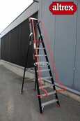 Altrex enkelzijdige professionele magazijntrap 9 treden