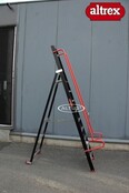 Altrex enkelzijdige professionele magazijntrap 9 treden
