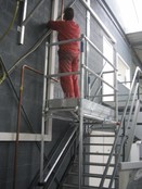 Big-1 trapgat steiger 1.85 x 1.90m compleet