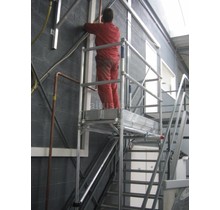 Big-1 trapgat steiger 1.85 x 1.90m compleet