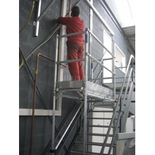 Trapgat steiger 1.85 x 1.90m  compleet