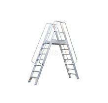 Solide professioneel platform dubbele toegang  2 x 7 treden 1.75m