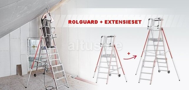 Altrex rolguard 2x3 treden extensieset