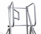 Solide professioneel telescopisch werkplatform 360° leuning 4-6 treden
