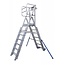 Solide Solide professioneel telescopisch werkplatform 360° leuning 7-10 treden