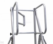 Solide professioneel telescopisch werkplatform 360° leuning 7-10 treden