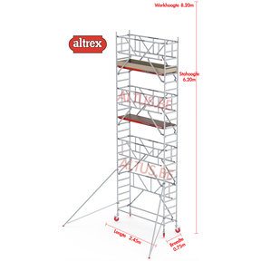 0.75 x 1.85 x 6.20m vh Safe-Quick RS Tower  41-S