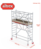 0.75 x 2.45 x 2.20m Safe-Quick RS Tower  41-S