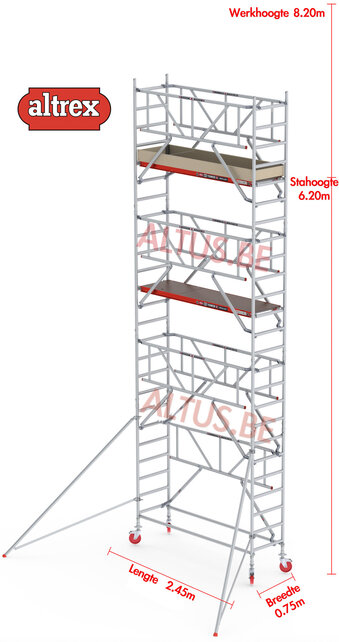 0.75 x 2.45 x 6.20m vh Safe-Quick RS Tower  41-S