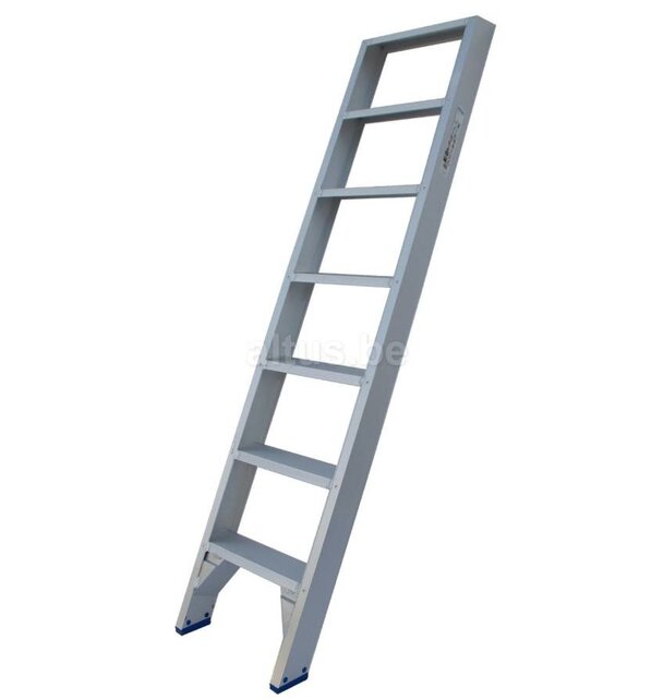Solide professionele rechte enkele trap 7 treden