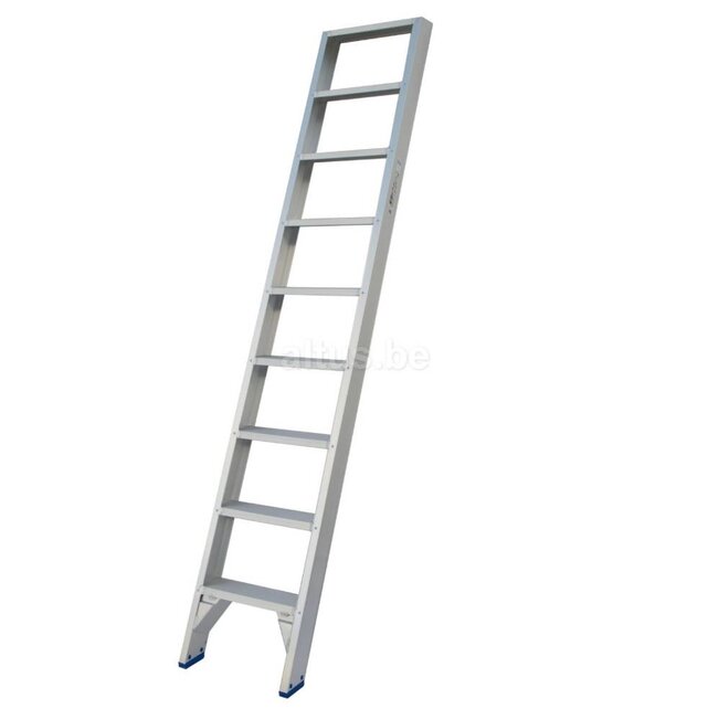 Solide professionele rechte enkele trap 8 treden